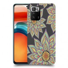 חמניות בשחור כיסוי מגן קשיח מעוצב ל Xiaomi Poco X3 GT יחידה אחת סקרין מובייל