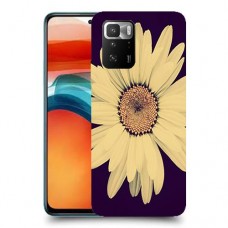 חמניות בשחור כיסוי מגן קשיח מעוצב ל Xiaomi Poco X3 GT יחידה אחת סקרין מובייל