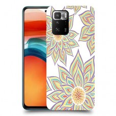 חמניות בלבן כיסוי מגן קשיח מעוצב ל Xiaomi Poco X3 GT יחידה אחת סקרין מובייל