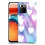 לבבות מעורפלים בכחול כיסוי מגן קשיח מעוצב ל Xiaomi Poco X3 GT יחידה אחת סקרין מובייל