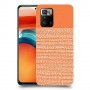 נקודות לבנות בכתום כיסוי מגן קשיח מעוצב ל Xiaomi Poco X3 GT יחידה אחת סקרין מובייל