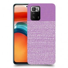 נקודות לבנות בסגול כיסוי מגן קשיח מעוצב ל Xiaomi Poco X3 GT יחידה אחת סקרין מובייל