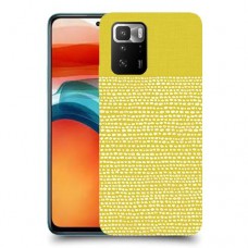 נקודות לבנות בצהוב כיסוי מגן קשיח מעוצב ל Xiaomi Poco X3 GT יחידה אחת סקרין מובייל