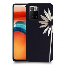 פרח לבן כיסוי מגן קשיח מעוצב ל Xiaomi Poco X3 GT יחידה אחת סקרין מובייל