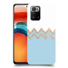 לבן כחול כיסוי מגן קשיח מעוצב ל Xiaomi Poco X3 GT יחידה אחת סקרין מובייל