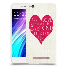 אהבה היא אדיבה כיסוי מגן קשיח מעוצב ל Xiaomi Redmi 4A יחידה אחת סקרין מובייל