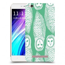 ינשופים על ירוק כיסוי מגן קשיח מעוצב ל Xiaomi Redmi 4A יחידה אחת סקרין מובייל