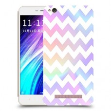 גיאומטריה פסטל כיסוי מגן קשיח מעוצב ל Xiaomi Redmi 4A יחידה אחת סקרין מובייל