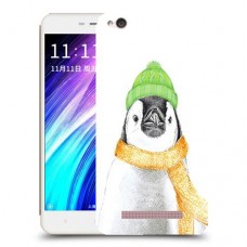 פינגווין בקור כיסוי מגן קשיח מעוצב ל Xiaomi Redmi 4A יחידה אחת סקרין מובייל
