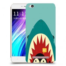 פינגווין בכריש כיסוי מגן קשיח מעוצב ל Xiaomi Redmi 4A יחידה אחת סקרין מובייל