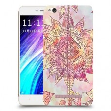 חמניות מוזרה סגולה כיסוי מגן קשיח מעוצב ל Xiaomi Redmi 4A יחידה אחת סקרין מובייל