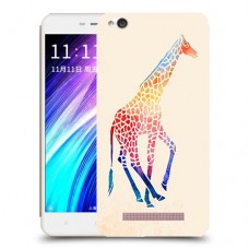 קשת ג 'ירפה כיסוי מגן קשיח מעוצב ל Xiaomi Redmi 4A יחידה אחת סקרין מובייל