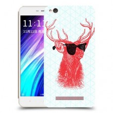 אדג אדום במשקפיים כיסוי מגן קשיח מעוצב ל Xiaomi Redmi 4A יחידה אחת סקרין מובייל
