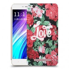 רוז אהבה כיסוי מגן קשיח מעוצב ל Xiaomi Redmi 4A יחידה אחת סקרין מובייל