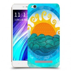 זריחה ליד הים כיסוי מגן קשיח מעוצב ל Xiaomi Redmi 4A יחידה אחת סקרין מובייל