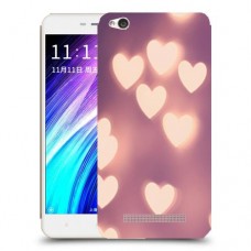 לבבות מעורפלים בחום כיסוי מגן קשיח מעוצב ל Xiaomi Redmi 4A יחידה אחת סקרין מובייל