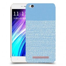 נקודות לבנות בכחול כיסוי מגן קשיח מעוצב ל Xiaomi Redmi 4A יחידה אחת סקרין מובייל