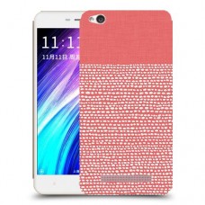 נקודות לבנות בורוד כיסוי מגן קשיח מעוצב ל Xiaomi Redmi 4A יחידה אחת סקרין מובייל