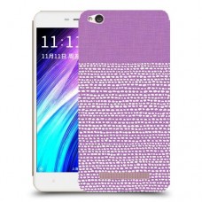 נקודות לבנות בסגול כיסוי מגן קשיח מעוצב ל Xiaomi Redmi 4A יחידה אחת סקרין מובייל
