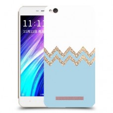 לבן כחול כיסוי מגן קשיח מעוצב ל Xiaomi Redmi 4A יחידה אחת סקרין מובייל