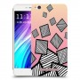 זאברה ריבועים כיסוי מגן קשיח מעוצב ל Xiaomi Redmi 4A יחידה אחת סקרין מובייל