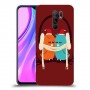 זוג יונים כיסוי מגן קשיח מעוצב ל Xiaomi Redmi 9 יחידה אחת סקרין מובייל