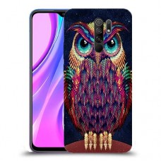 ינשוף הלילה כיסוי מגן קשיח מעוצב ל Xiaomi Redmi 9 יחידה אחת סקרין מובייל