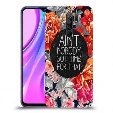 אף אחד לא קיבל זמן כיסוי מגן קשיח מעוצב ל Xiaomi Redmi 9 יחידה אחת סקרין מובייל