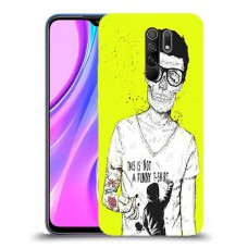 לא חולצת טריקו מצחיקה כיסוי מגן קשיח מעוצב ל Xiaomi Redmi 9 יחידה אחת סקרין מובייל