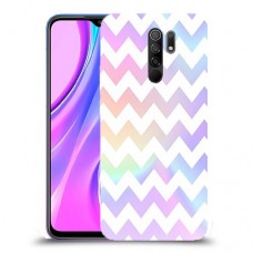 גיאומטריה פסטל כיסוי מגן קשיח מעוצב ל Xiaomi Redmi 9 יחידה אחת סקרין מובייל