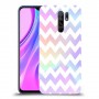 גיאומטריה פסטל כיסוי מגן קשיח מעוצב ל Xiaomi Redmi 9 יחידה אחת סקרין מובייל