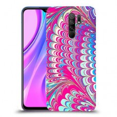 טווס סיפור כיסוי מגן קשיח מעוצב ל Xiaomi Redmi 9 יחידה אחת סקרין מובייל