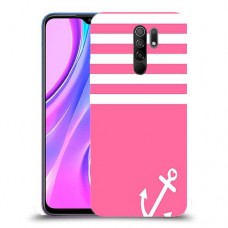 ורוד ימית כיסוי מגן קשיח מעוצב ל Xiaomi Redmi 9 יחידה אחת סקרין מובייל