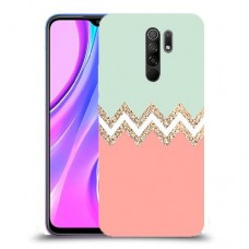 ורוד ירוק כיסוי מגן קשיח מעוצב ל Xiaomi Redmi 9 יחידה אחת סקרין מובייל
