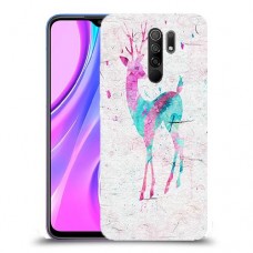 ורוד אייל כיסוי מגן קשיח מעוצב ל Xiaomi Redmi 9 יחידה אחת סקרין מובייל