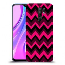 קווי סגול כיסוי מגן קשיח מעוצב ל Xiaomi Redmi 9 יחידה אחת סקרין מובייל