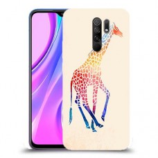 קשת ג 'ירפה כיסוי מגן קשיח מעוצב ל Xiaomi Redmi 9 יחידה אחת סקרין מובייל