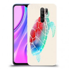 צב קשת כיסוי מגן קשיח מעוצב ל Xiaomi Redmi 9 יחידה אחת סקרין מובייל