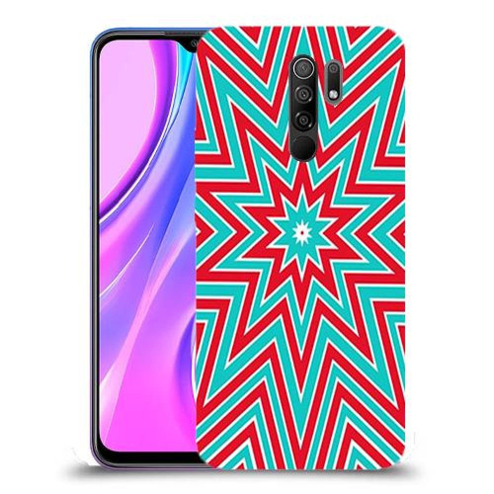 צבעי שלג כיסוי מגן קשיח מעוצב ל Xiaomi Redmi 9 יחידה אחת סקרין מובייל