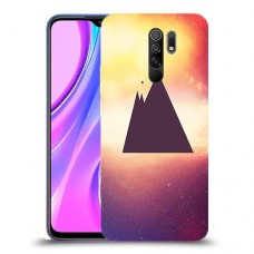 שטח פירמידים כיסוי מגן קשיח מעוצב ל Xiaomi Redmi 9 יחידה אחת סקרין מובייל