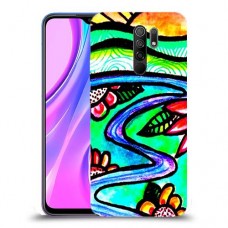 ויטראז 'תמונה כיסוי מגן קשיח מעוצב ל Xiaomi Redmi 9 יחידה אחת סקרין מובייל