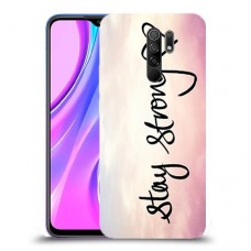 הישאר חזק כיסוי מגן קשיח מעוצב ל Xiaomi Redmi 9 יחידה אחת סקרין מובייל