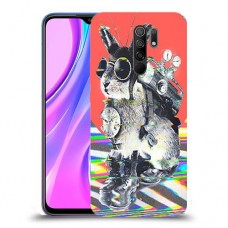 ארנבון מוזר כיסוי מגן קשיח מעוצב ל Xiaomi Redmi 9 יחידה אחת סקרין מובייל