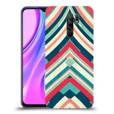 פסים בצבע כיסוי מגן קשיח מעוצב ל Xiaomi Redmi 9 יחידה אחת סקרין מובייל