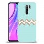 פסים בירוק כיסוי מגן קשיח מעוצב ל Xiaomi Redmi 9 יחידה אחת סקרין מובייל