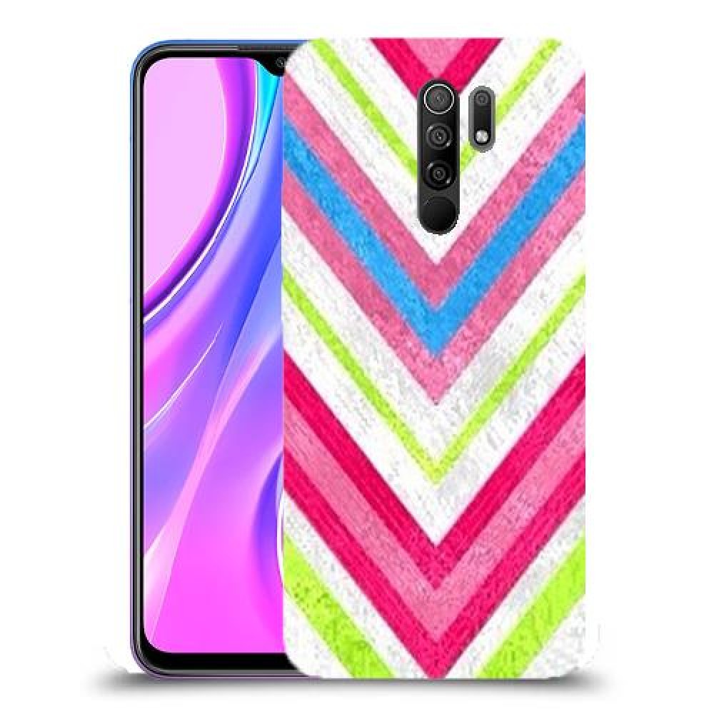 צבעים חשופים כיסוי מגן קשיח מעוצב ל Xiaomi Redmi 9 יחידה אחת סקרין מובייל