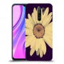 חמניות בשחור כיסוי מגן קשיח מעוצב ל Xiaomi Redmi 9 יחידה אחת סקרין מובייל