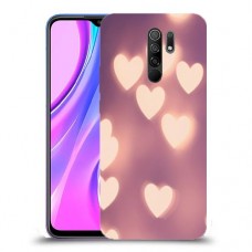 לבבות מעורפלים בחום כיסוי מגן קשיח מעוצב ל Xiaomi Redmi 9 יחידה אחת סקרין מובייל