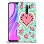 אבטיח אהבה כיסוי מגן קשיח מעוצב ל Xiaomi Redmi 9 יחידה אחת סקרין מובייל
