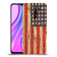 עץ ארצות הברית כיסוי מגן קשיח מעוצב ל Xiaomi Redmi 9 יחידה אחת סקרין מובייל